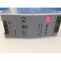 MEAN WELL DR-75-24 Power Supply 3.2A 100-240VAC 24...